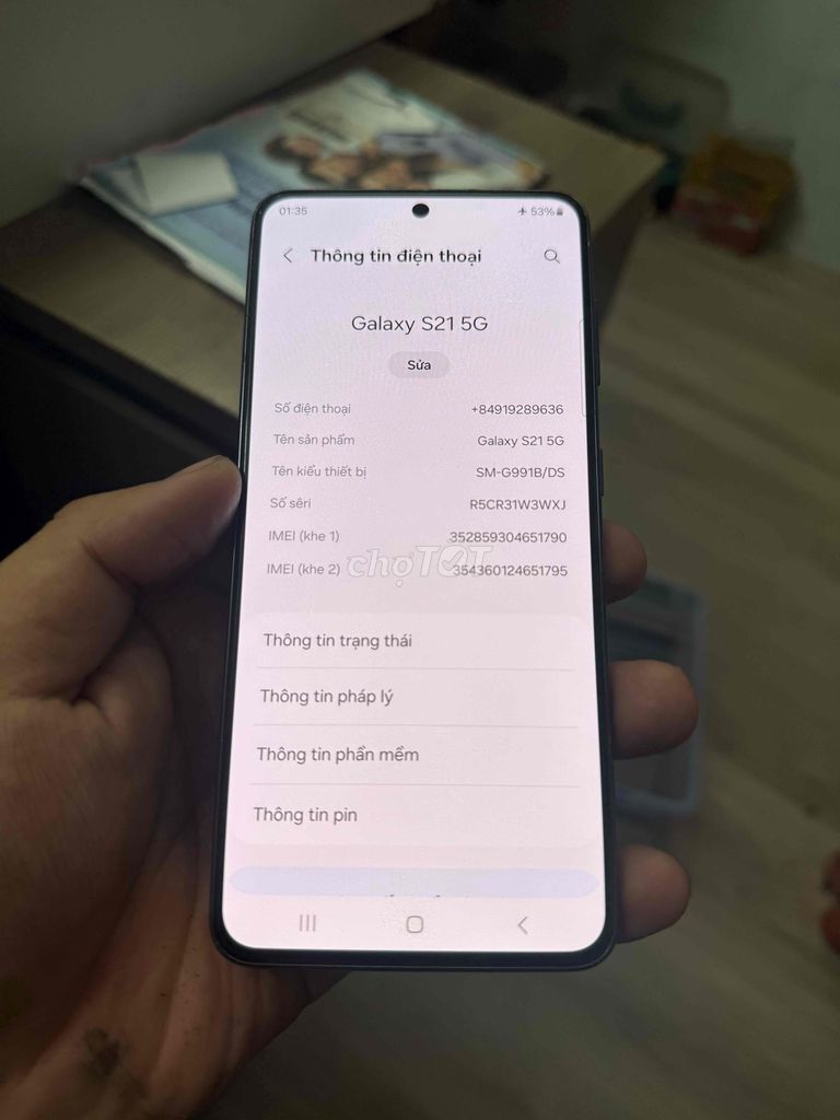 Samsung S21 5G zin nguyên bản