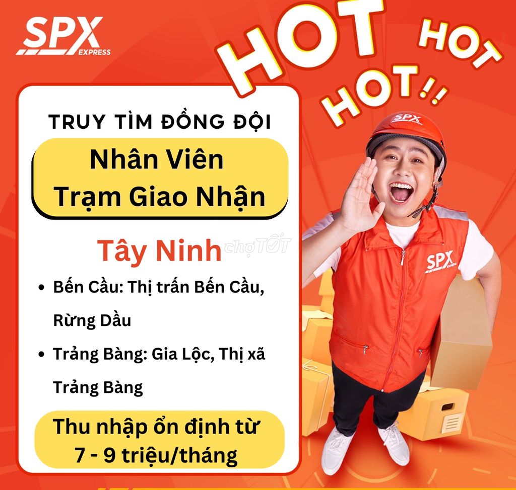 [Thị trấn Bến Cầu] Nhân Viên Điều Phối Bưu Cục