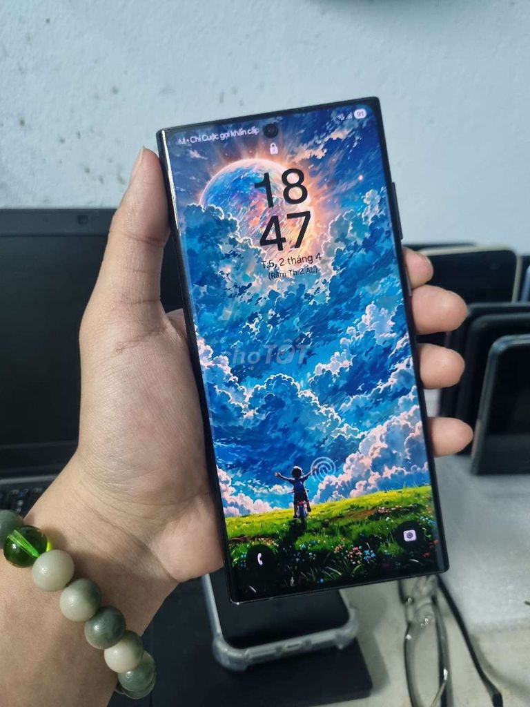 Samsung S22 Ultra Tím 2 SIM màn Oled full cn. Mua bán Điện thoại tại Quận Hoàng Mai Hà Nội được đăng bởi TĐT hình 1