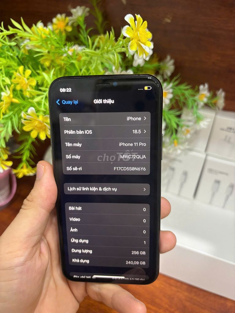 Apple iPhone 11 Pro 256GB Xám oled face id. Mua bán Điện thoại tại Quận Bắc Từ Liêm Hà Nội được đăng bởi Cửa hàng Bính Táo hình 1