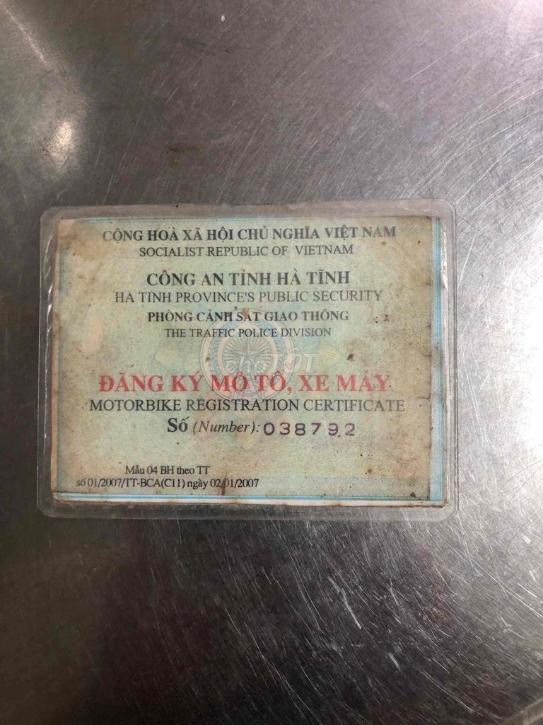 WAVE SANDA 2008 BS 38 HÀ TĨNH CÓ GIAO LƯU ĐỖI XE. Mua bán Xe máy tại Huyện Hóc Môn Tp Hồ Chí Minh được đăng bởi Khaianh  hình 8