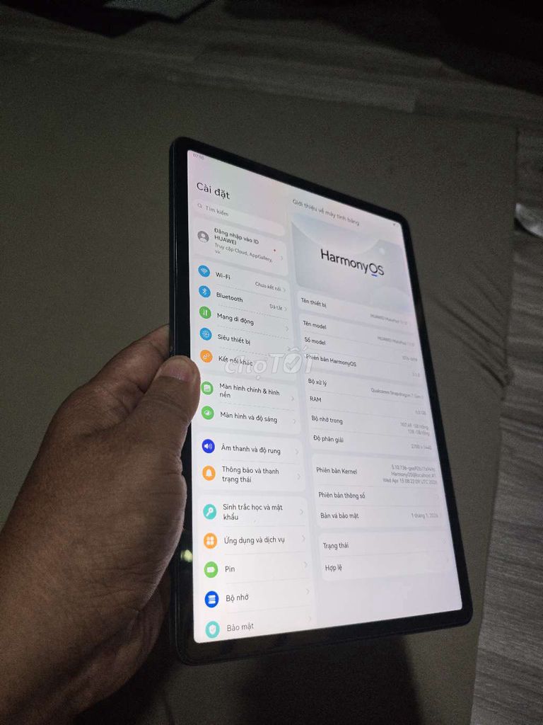 Huawei MatePad 11.5 6GB/128GB Xám. Mua bán Máy tính bảng tại Quận 6 Tp Hồ Chí Minh được đăng bởi KHƯU ĐỨC NHƠN  hình 1
