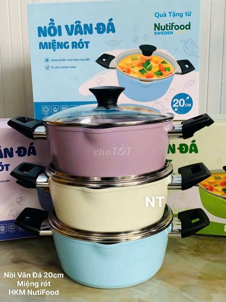 SALE NỒI ĐÚC NGUYÊN KHỐI 24cm(DÙNG ĐC BẾP TỪ)