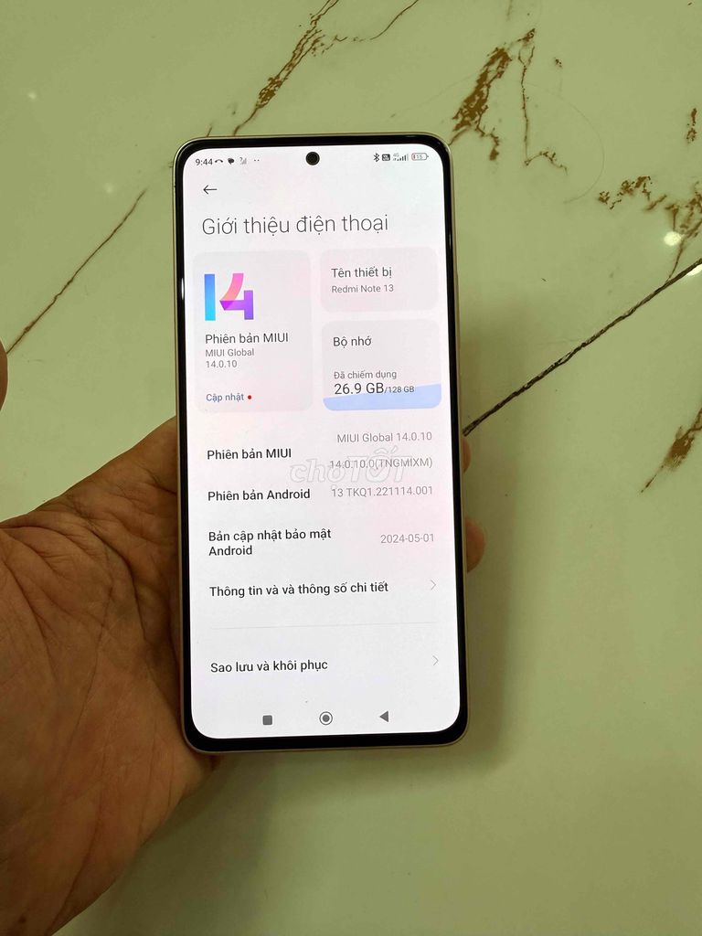 Bán Xiaomi Redmi Note13 Ram6/128 zin khá đẹp. Mua bán Điện thoại tại Quận Hà Đông Hà Nội được đăng bởi Mạnh Mobile hình 1