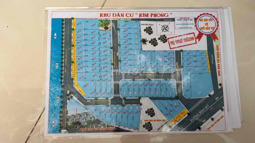 CHÍNH CHỦ BÁN ĐẤT NỀN KHU DÂN CƯ KIM PHONG, XÃ BÌNH MỸ, CỦ CHI