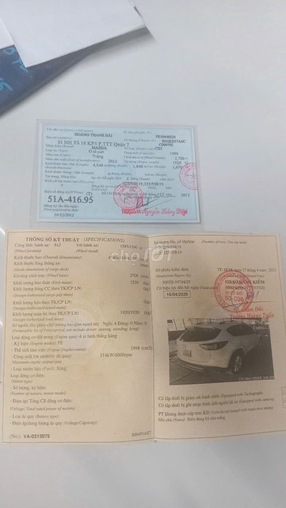 Mazda CX 5 2012  - 12000 km. Mua bán Ô tô tại Thành phố Biên Hòa Đồng Nai được đăng bởi Ngọc Vũ  hình 10