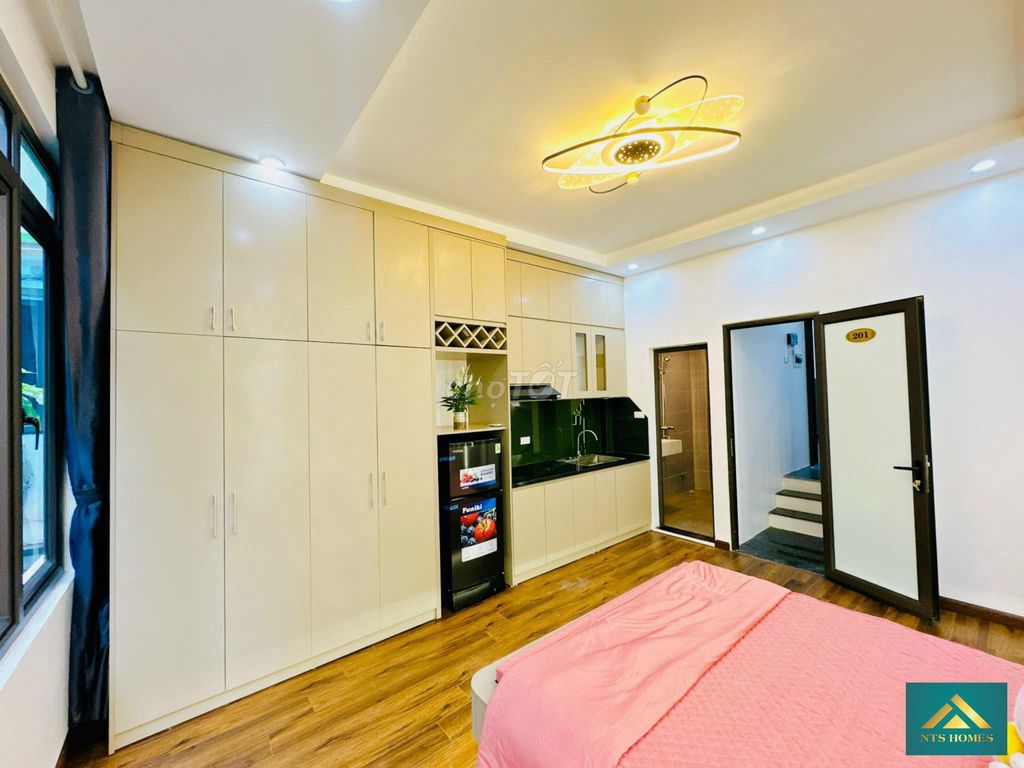 Nhà đẹp Bùi Trương Trạch 45m2, 8 phòng full đồ cho thuê, ảnh thật