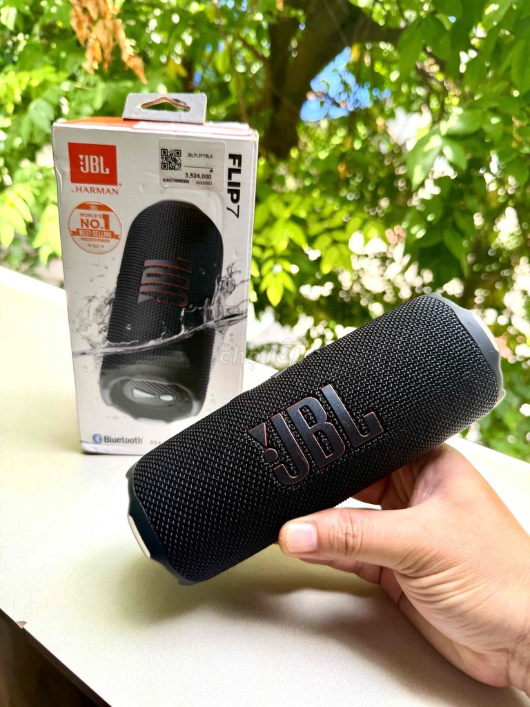 Loa Bluetooth JBL Flip 7 Đen. Mua bán Tivi, Âm thanh tại Quận Thanh Khê Đà Nẵng được đăng bởi Thế Giới Loa Chính hãng New Và Lướt Giá Rẽ Đà Nẵng  hình 1
