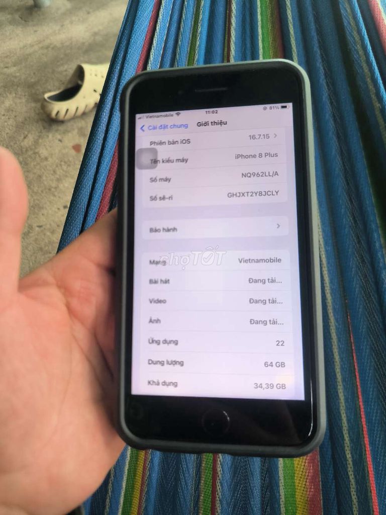 Apple iPhone 8 Plus 64GB Đen. Mua bán Điện thoại tại Thành phố Thủ Đức Tp Hồ Chí Minh được đăng bởi ta linh hình 1