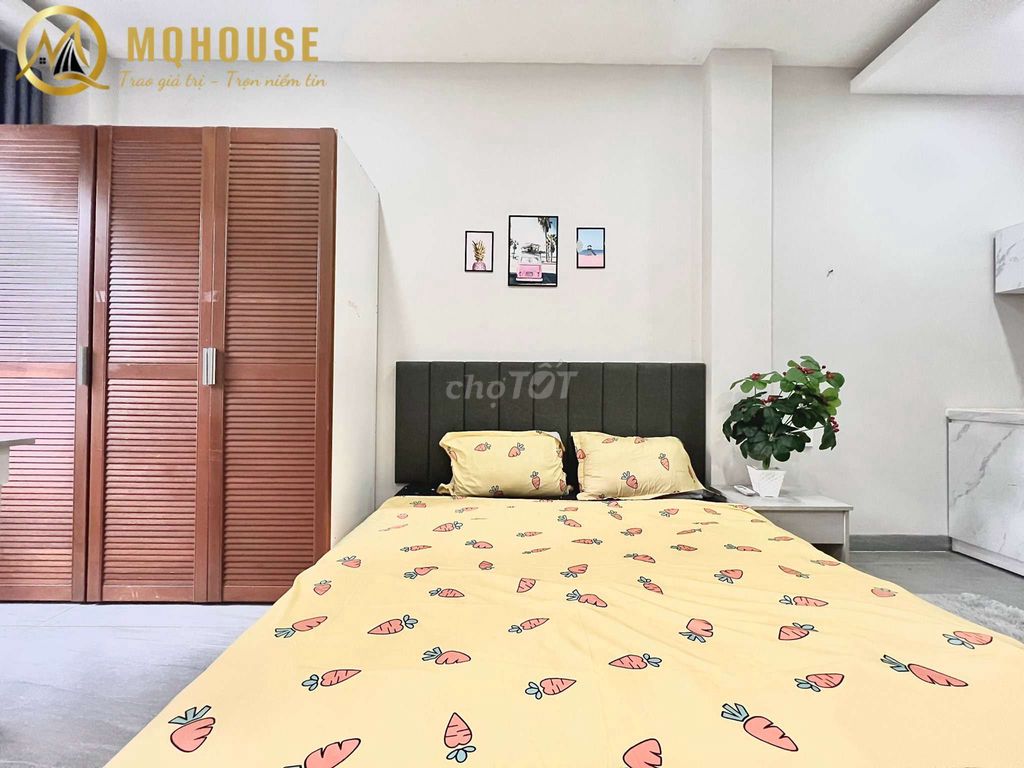 🌈Studio balcony❤️35m2🍁full nội thất 💥ngay phố Ẩm Thực☎️☎️☎️