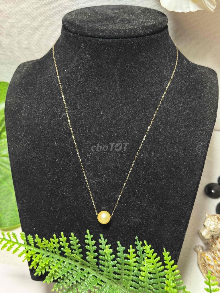 Dây chuyền Vàng 18K Au750 Ngọc trai Nữ 43cm. Mua bán Phụ kiện thời trang khác tại Quận 12 Tp Hồ Chí Minh được đăng bởi Vintage Si Nhật 2hand hình 1