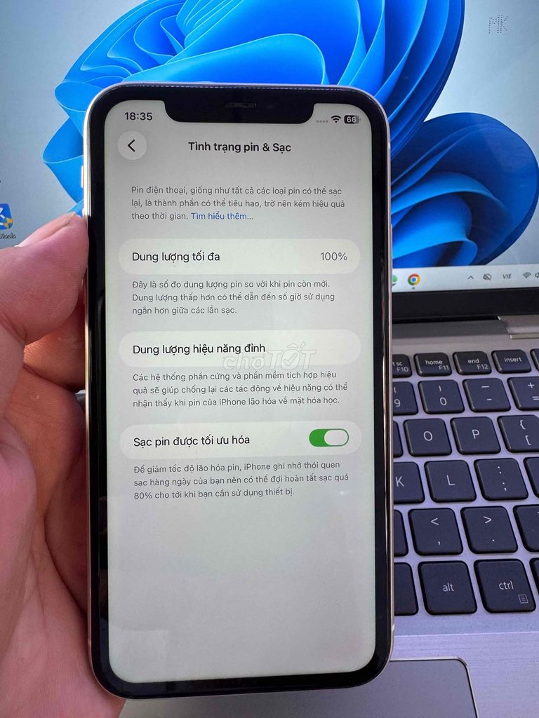 Apple iPhone 11 64GB Trắng Đã dùng. Mua bán Điện thoại tại Quận 6 Tp Hồ Chí Minh được đăng bởi QUỐC THIÊN BÁN GÓP 0 ĐỒNG  hình 1