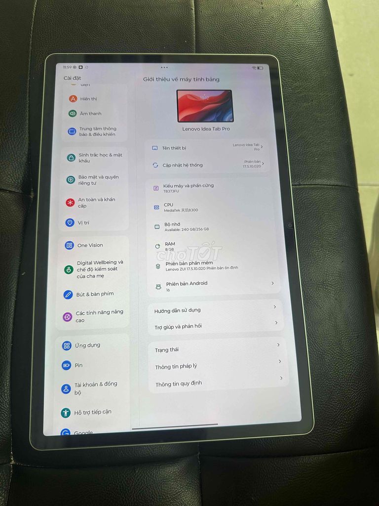 Lenovo Idea Tab Pro wifi 12.7 inch bộ nhớ 8/256G. Mua bán Máy tính bảng tại Quận Nam Từ Liêm Hà Nội được đăng bởi Ngô Thị Yến hình 1