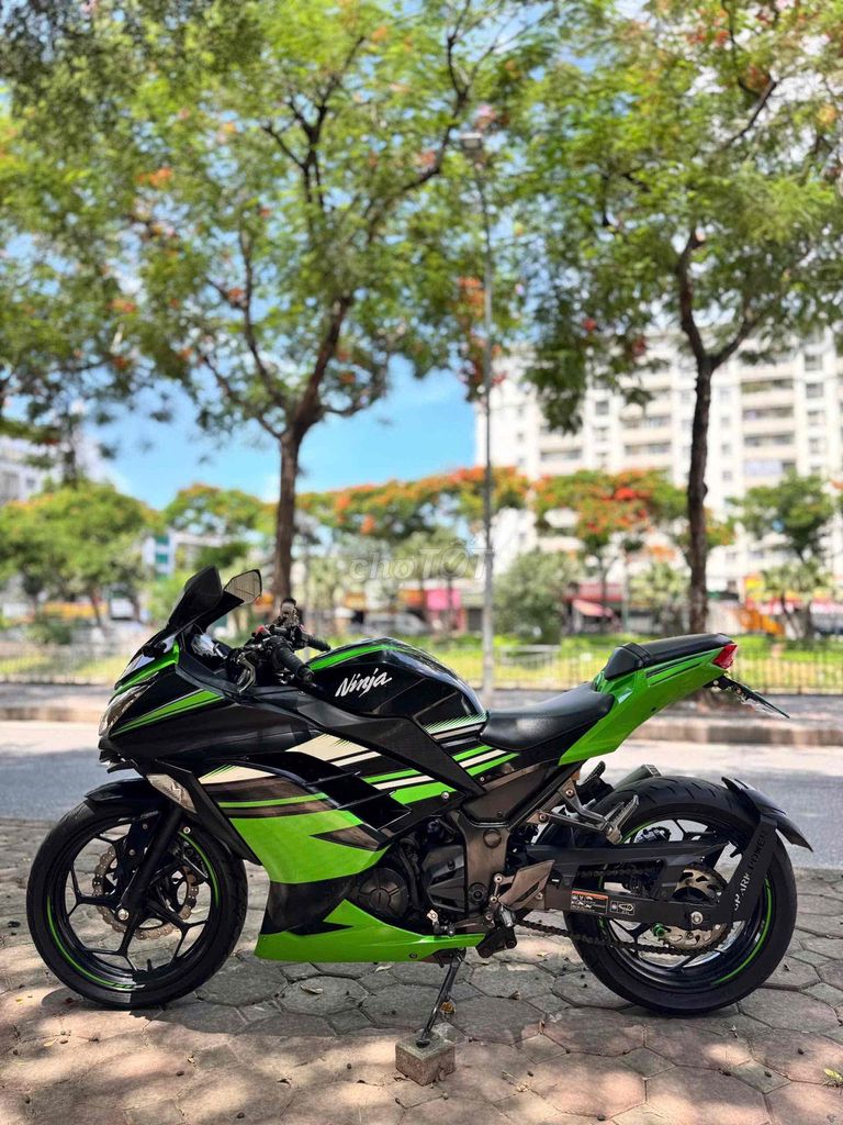 Kawasaki Ninja 300 ABS, полный титановый выхлоп
