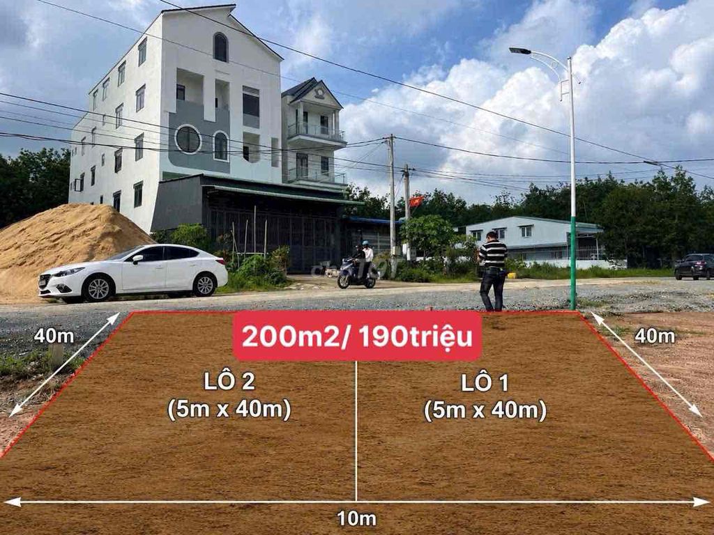KẸT BÁN , 200m2 / 190tr