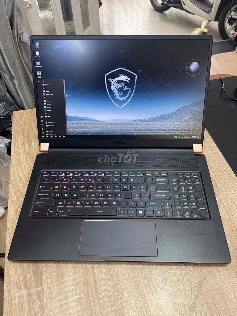 thanhly MSI GS75 9SG i7 9750H 17.3FHD 144Hz Ko.Nvi