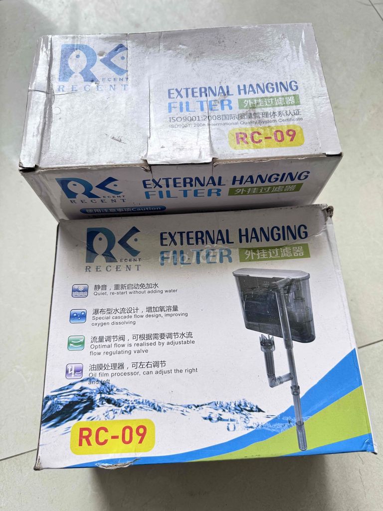 Lọc treo bể cá Recent RC-09 Đen. Mua bán Phụ kiện, Thức ăn, Dịch vụ tại Quận Bình Tân Tp Hồ Chí Minh được đăng bởi Lê Kim Ngân hình 1
