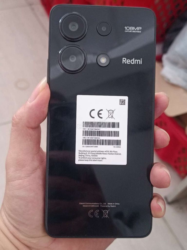 (Đà Nẵng) Xiaomi Note 13 Ram8|256 99% bh