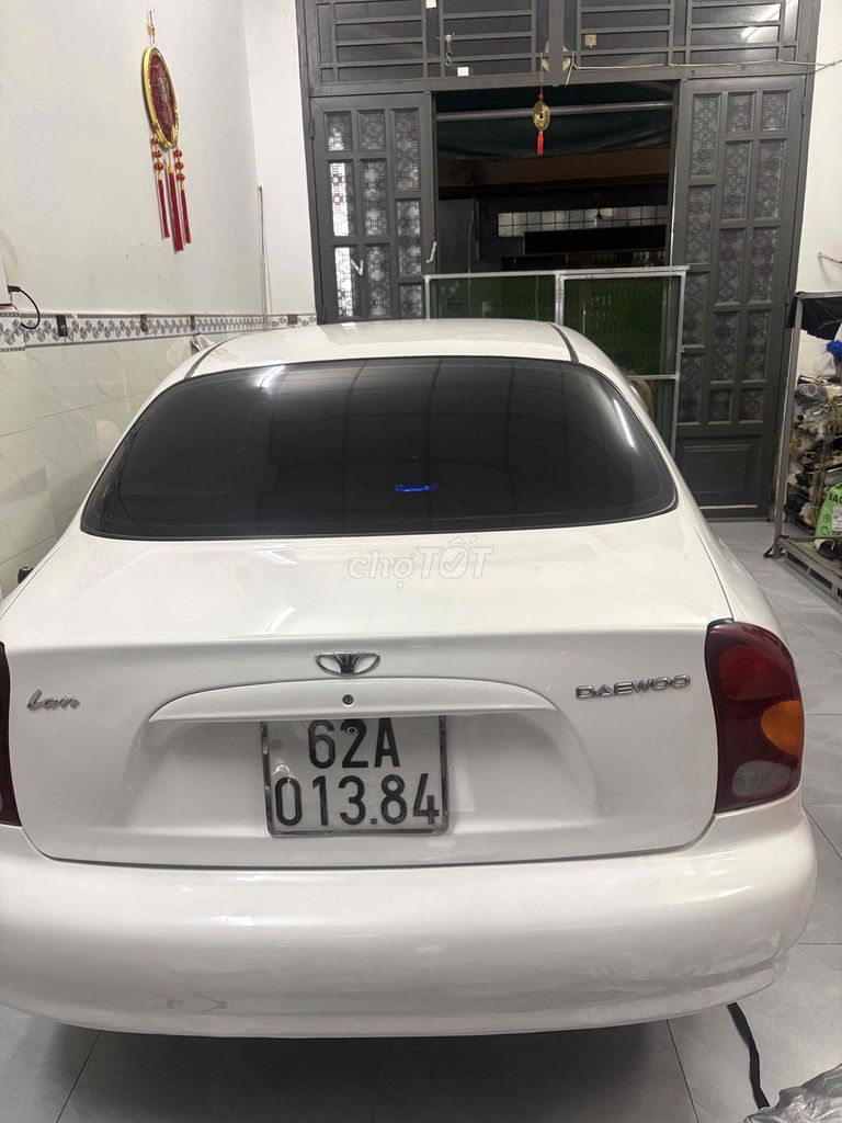 5-местный напольный номер Daewoo Lanos, белый