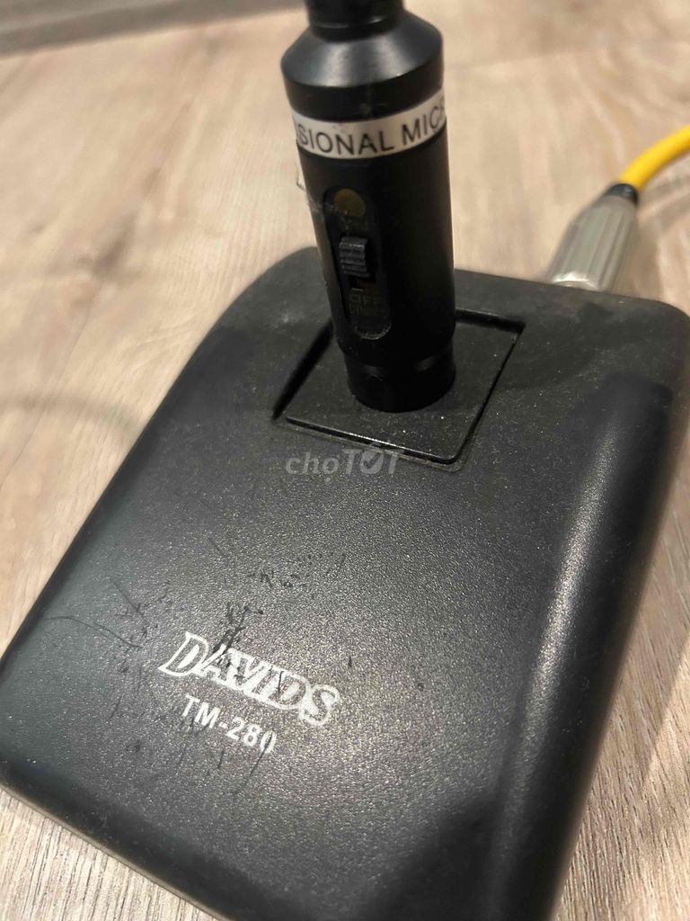 Microphone Davids TM-280 Đen - cổ ngỗng để bàn. Mua bán Tivi, Âm thanh tại Quận 7 Tp Hồ Chí Minh được đăng bởi Quý hình 1