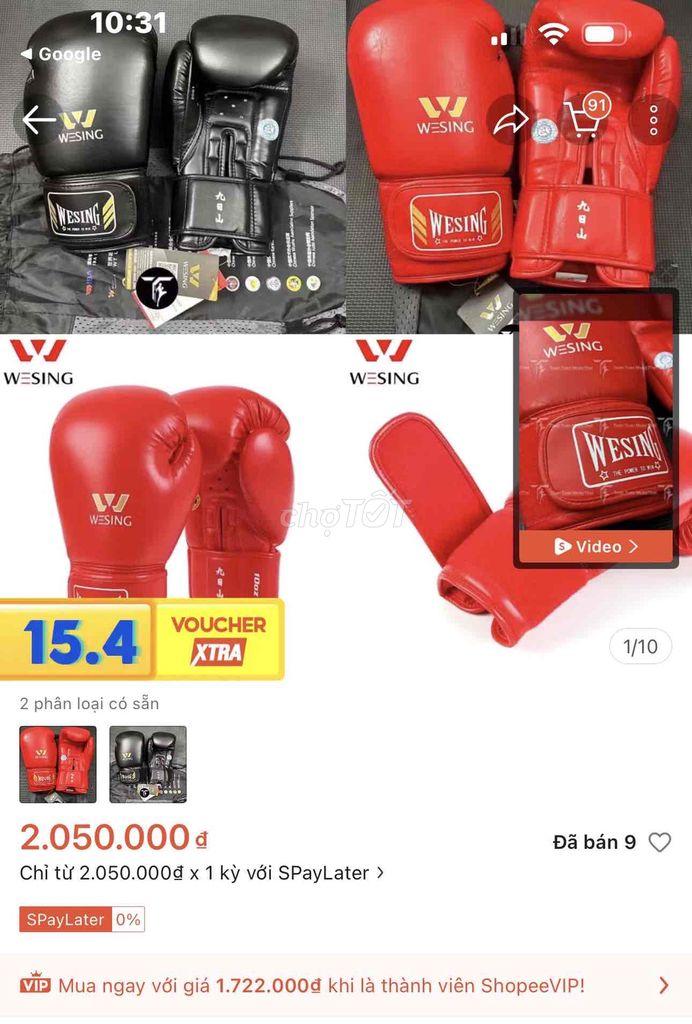 Găng tay boxing WESING Da PU Hồng. Mua bán Đồ thể thao, Dã ngoại tại Huyện Đăk Glong Đắk Nông được đăng bởi Mr Khánh hình 1