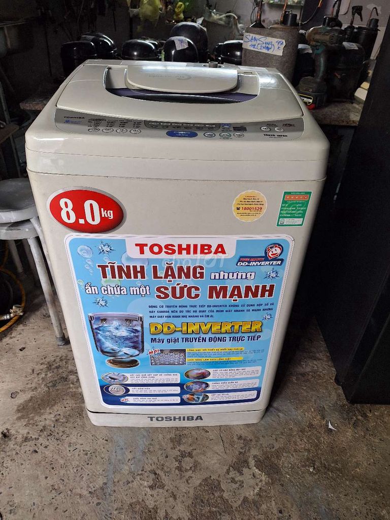 Thanh lý máy giặt Toshiba 8kg ( lồng đứng )