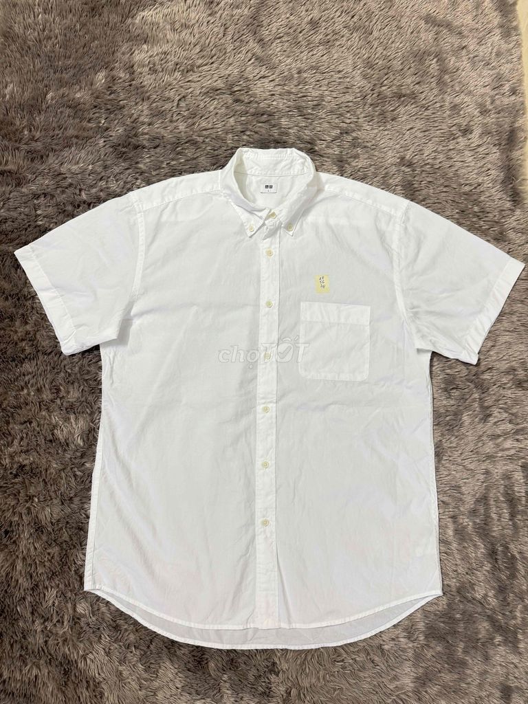 Áo sơ mi UNIQLO Trắng XL Vải ít nhăn. Mua bán Quần áo tại Huyện Phú Tân An Giang được đăng bởi Quoc Anh Ntv hình 1