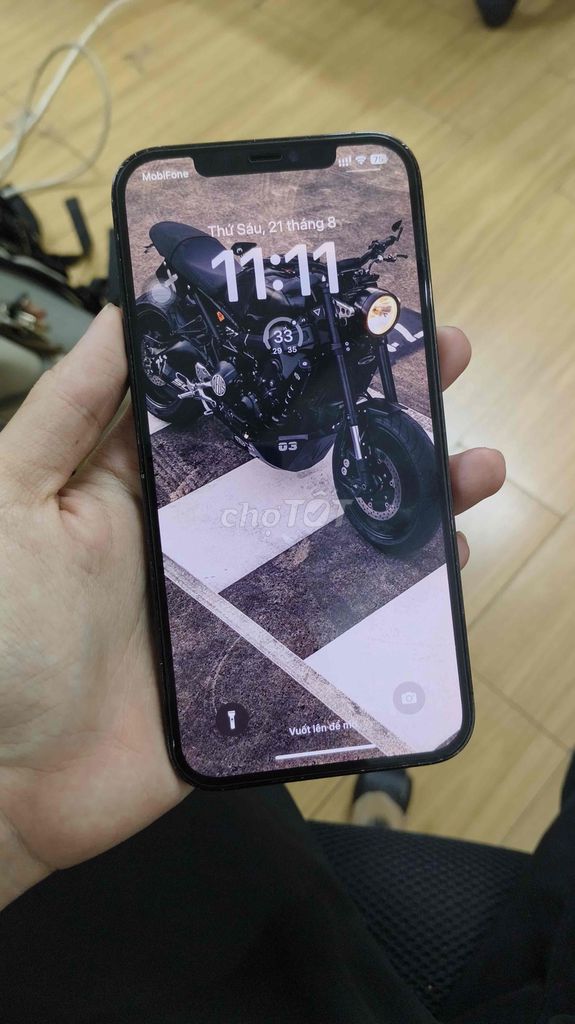 Iphone 12 prm 256gb ios thấp mượt (có COD). Mua bán Điện thoại tại Quận Hải Châu Đà Nẵng được đăng bởi Trắng hình 1