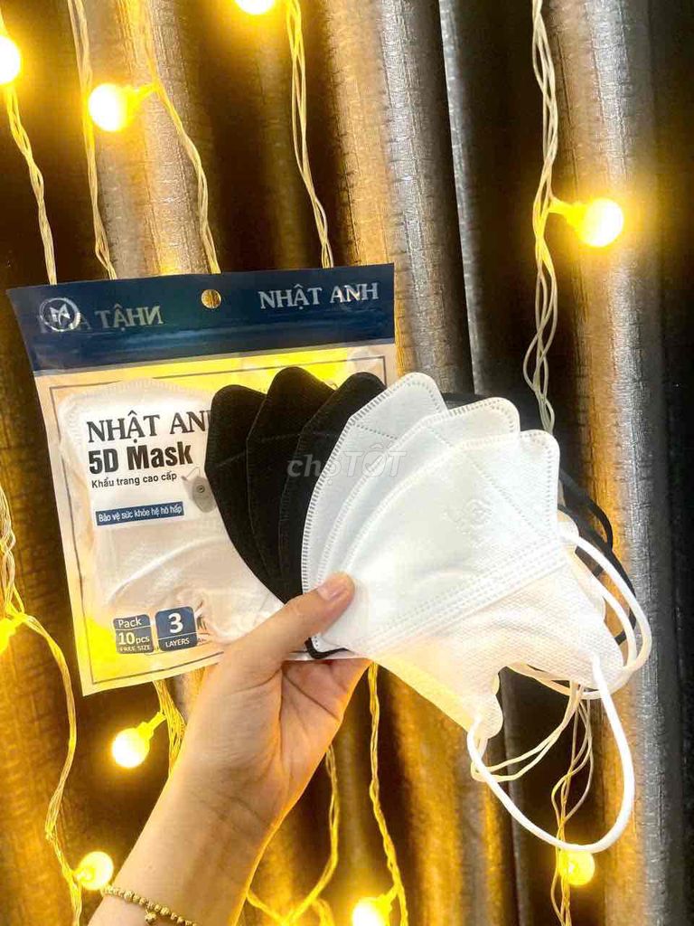 200 Khẩu trang y tế Nhật Anh 5D Mask Thun co giãn. Mua bán Phụ kiện thời trang khác tại Huyện Phú Vang Thừa Thiên Huế được đăng bởi Khẩu Trang Xanh hình 1