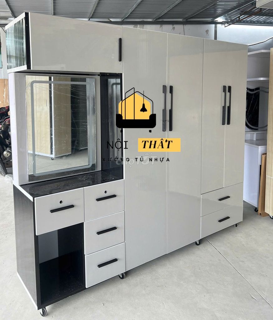 Tủ quần áo Nhựa Đài Loan 1m8x1m45 . Mua bán Tủ, kệ gia đình tại Quận 7 Tp Hồ Chí Minh được đăng bởi Cửa Hàng Nội Thất hình 1