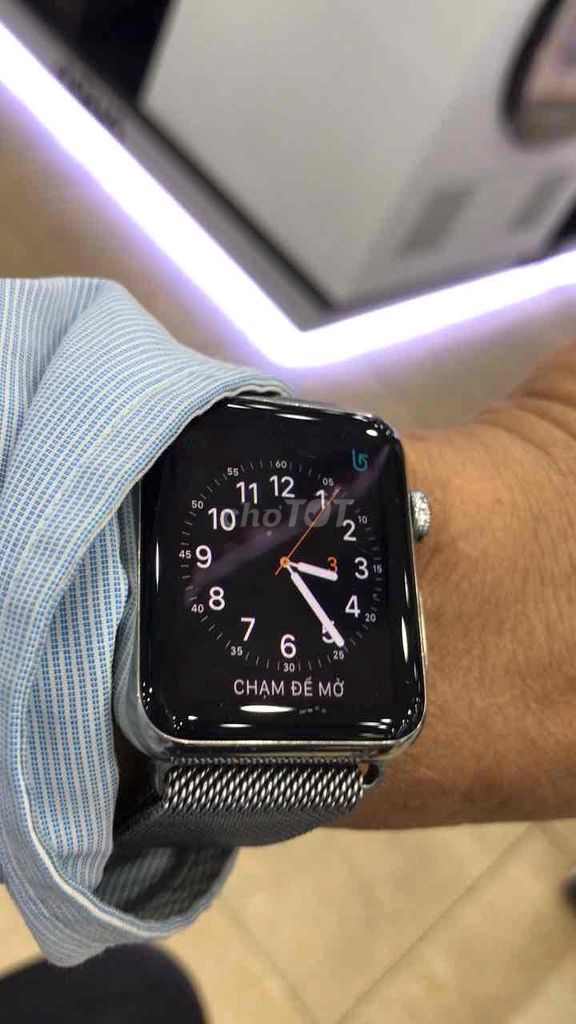 Apple Đồng hồ thông minh Vỏ thép Tốt. Mua bán Thiết bị đeo thông minh tại Thành phố Vũng Tàu Bà Rịa - Vũng Tàu được đăng bởi Tivi củ mua và bán  hình 1