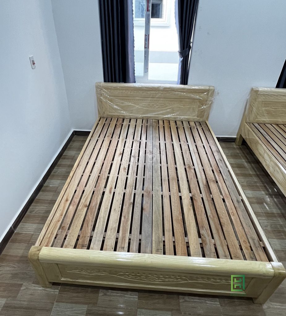 GIƯỜNG GỖ SỒI GIÁ XƯỞNG THÁO RÁP - GIƯỜNG GỖ. Mua bán Giường, chăn ga gối nệm tại Quận Tân Bình Tp Hồ Chí Minh được đăng bởi LÊ VĂN HÙNG hình 1