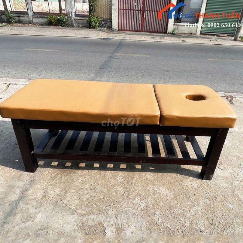 Giường Spa Khung Gỗ 1m85 Đã Sử Dụng Đẹp 90%. Mua bán Giường, chăn ga gối nệm tại Quận 1 Tp Hồ Chí Minh được đăng bởi Thanh Lý Thanh Tuấn hình 1