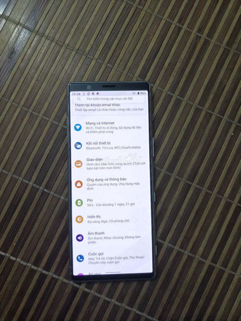 Sony Xperia 5 64GB Bạc. Mua bán Điện thoại tại Huyện Phú Xuyên Hà Nội được đăng bởi Hà Nội  hình 1