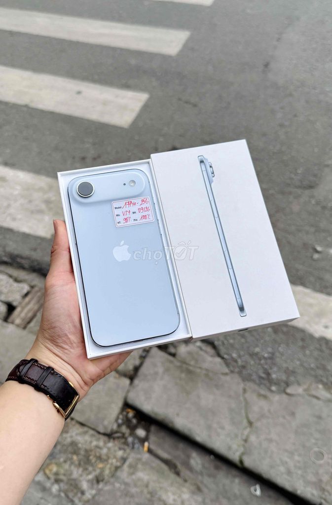 iPhone 17 Air 256GB Xanh VN/A P100% fullbox. Mua bán Điện thoại tại Quận Đống Đa Hà Nội được đăng bởi Lâm Bảo Tuyên hình 1