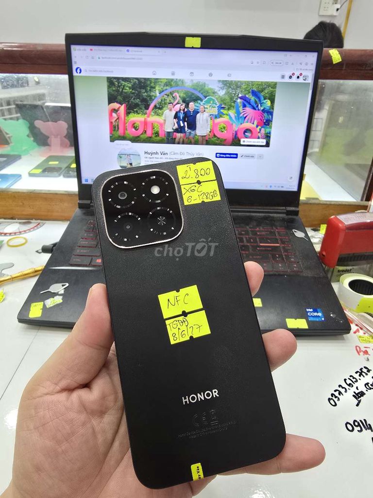 Honor X6C 6GB/128GB Đen. Mua bán Điện thoại tại Thành phố Long Xuyên An Giang được đăng bởi Facebook Cầm Đồ Thúy Vân hình 1
