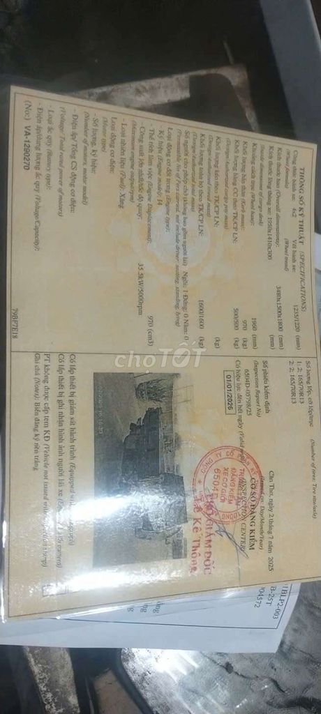 XE BEN 500KG 2012, QUÁ ÊM. Mua bán Xe tải, xe ben tại Huyện Cái Bè Tiền Giang được đăng bởi AN hình 6