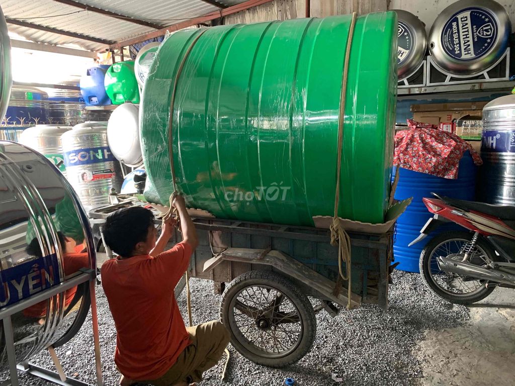 bồn nước toàn Mỹ 3000L mới giá rẻ. Mua bán Nội thất, đồ gia dụng khác tại Huyện Củ Chi Tp Hồ Chí Minh được đăng bởi Luyện Phan hình 1