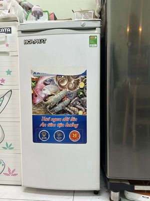 Tủ lạnh 147lit Hoa Phat mới 90% trữ sữa cho em bé