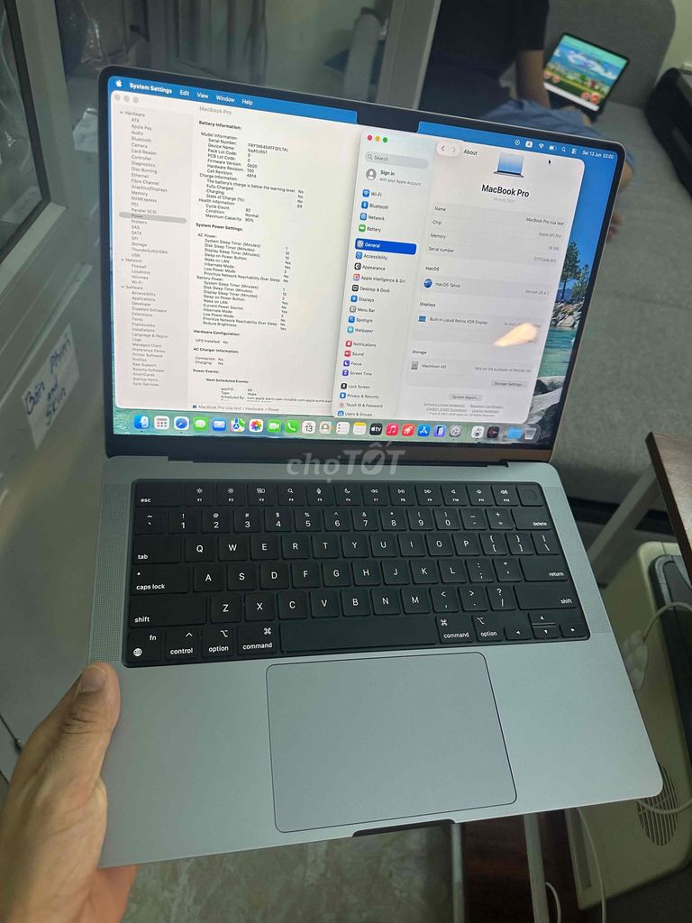 Apple MacBook Pro 14 inch M1 Pro 16GB/1TB. Mua bán Laptop tại Quận Cầu Giấy Hà Nội được đăng bởi Minh Khuê hình 1