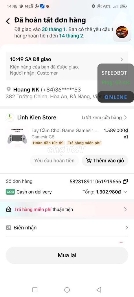 Tay cầm Gamesir G8 Type-C. Mua bán Thiết bị chơi game tại Quận Cẩm Lệ Đà Nẵng được đăng bởi Peni Hoang hình 1