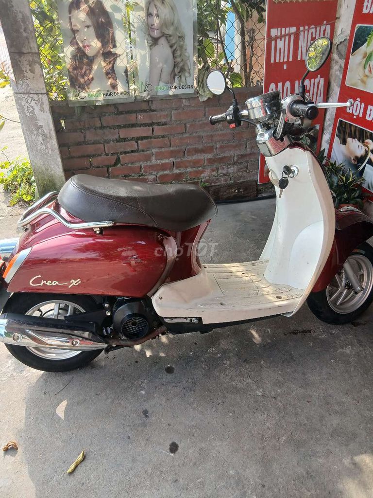 Honda Crea Scoopy 50cc Đỏ trắng