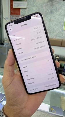 Apple iPhone 11 Pro Max 256GB Vàng Đã qua sử dụng