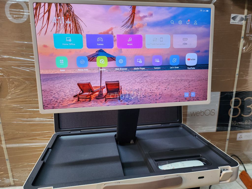 LG StanbyMe GO 27in cảm ứng, thiết kế vali,pin sạc. Mua bán Tivi, Âm thanh tại Quận Phú Nhuận Tp Hồ Chí Minh được đăng bởi MINH VY hình 1
