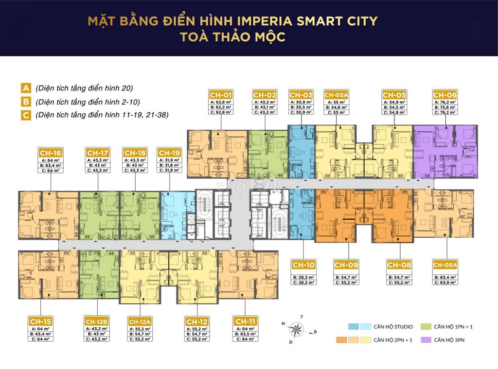 Cho thê căn 2N1WC toà I5 Full nội thất cao cấp giá 11,5tr.MPDV