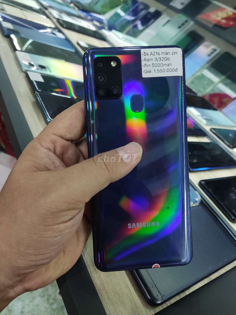 Samsung A21s 64GB Đen. Mua bán Điện thoại tại Thành phố Bến Tre Bến Tre được đăng bởi Điện thoại Bến Tre giá rẻ hình 1