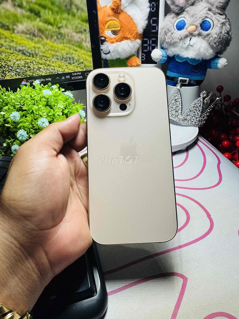 Apple iPhone 16 Pro 128GB Vàng. Mua bán Điện thoại tại Quận Tân Phú Tp Hồ Chí Minh được đăng bởi Phúc hình 1