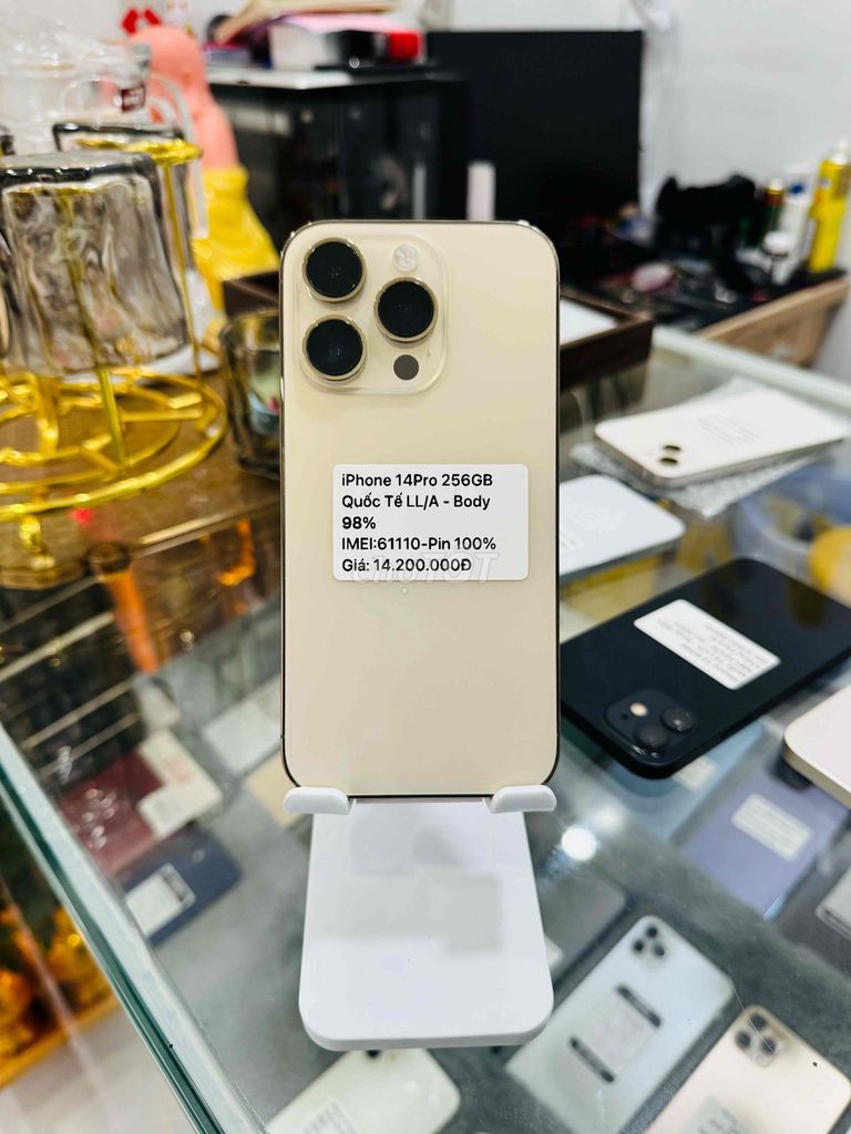iPhone 14 Pro 256GB Vàng (bán trả góp). Mua bán Điện thoại tại Thành phố Long Xuyên An Giang được đăng bởi Lý Apple hình 1