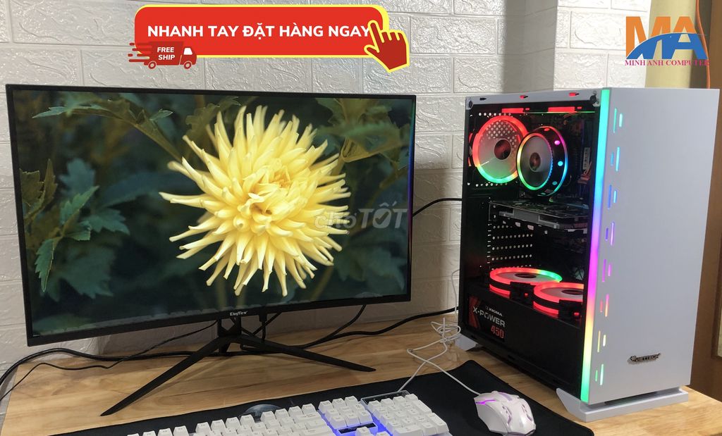 Sale bộ PC B560\ i7-10700 chiến All game giá rẻ