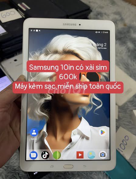 Samsung Máy tính bảng 10 inch Trắng. Mua bán Máy tính bảng tại Quận 1 Tp Hồ Chí Minh được đăng bởi Hội Đồ Điện Tử hình 1